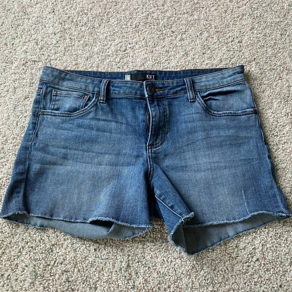 Kit From the Cloth Gidget Denim Shorts Sz 10